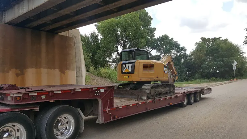 Excavator Shipping