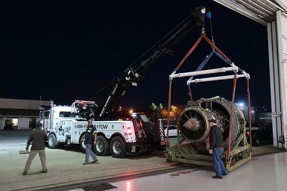 aircraft engine transport